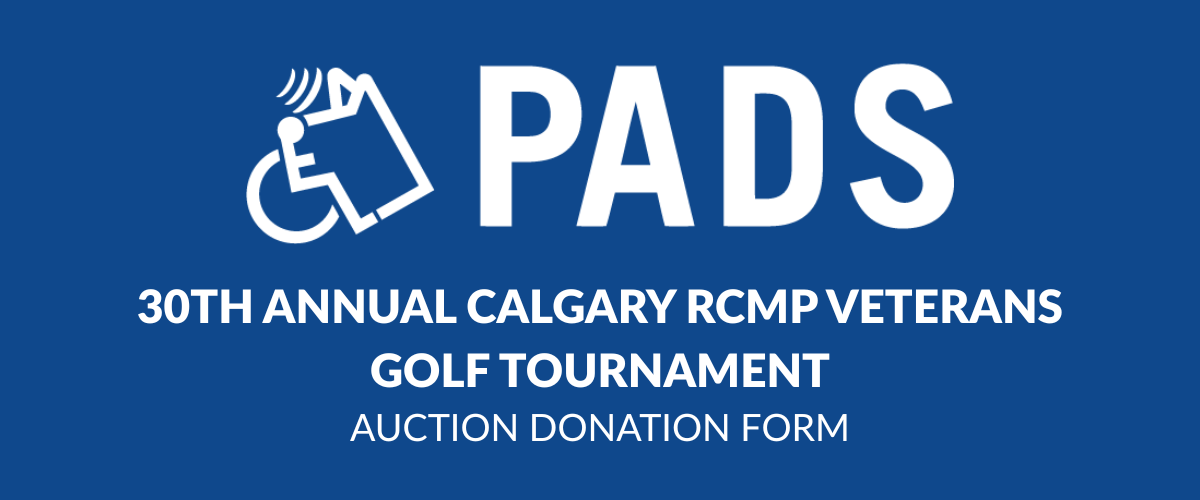 30th Annual Calgary RCMP Veterans Golf Tournament Auction Donation Form
